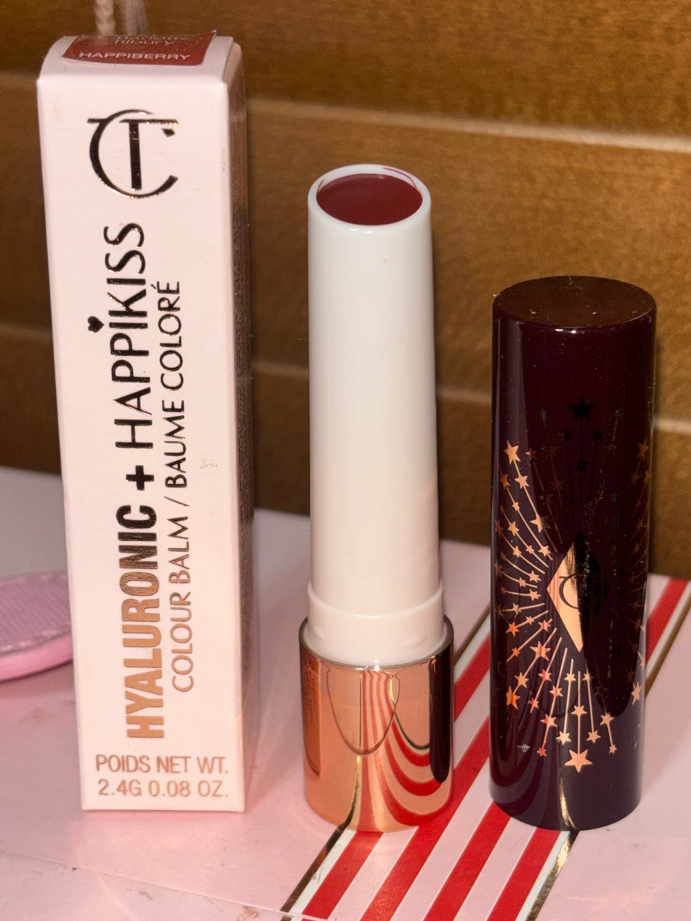 Charlotte Tilbury Hyaluronic Happikiss Colour Balm Happiberry